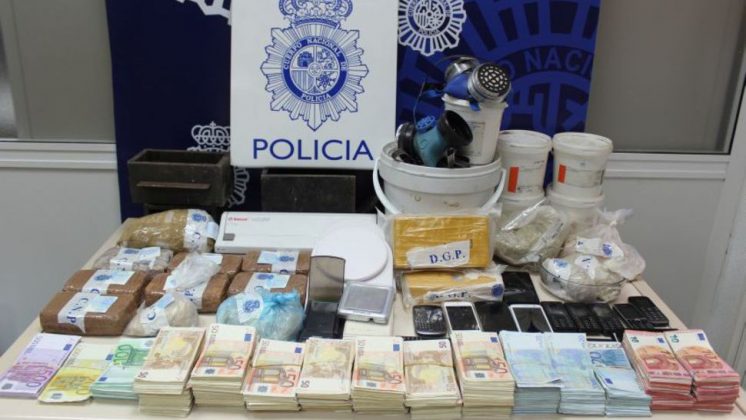 Dos ciudadanos turcos que residían en Holanda eran los encargados de enviar la droga hasta España. Foto: Policía Nacional