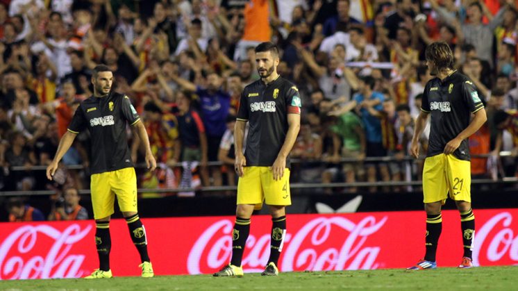 El Granada CF ha sumado cinco derrotas en los seis primeros partidos, la peor cifra desde el retorno. Foto: LOF