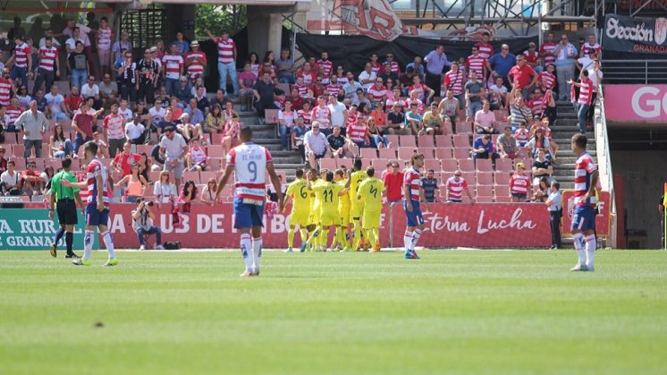 El Villarreal se ha llevado su primera victoria de Los Cármenes. Foto: Roberto Romera