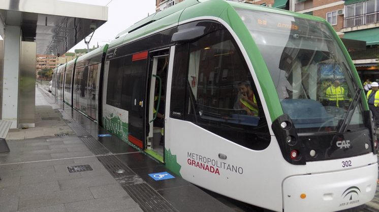 En las últimas semanas los vagones del Metro han llegado hasta Caleta en pruebas. Foto: aG.