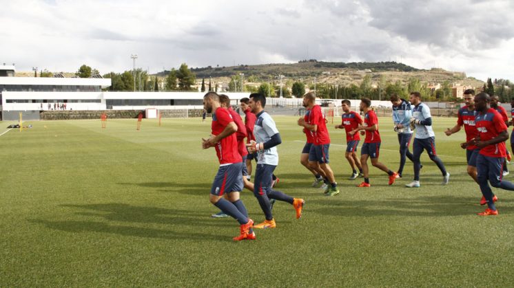 Entrenamiento del Granada en su nueva Ciudad Deportiva. Foto: Álex Cámara