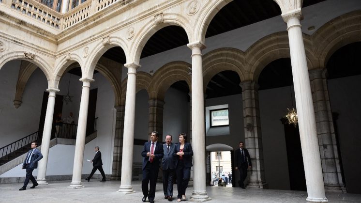 La Comisión Mixta entre la Consejería de Justicia e Interior y el Tribunal Superior de Justicia de Andalucía, en Granada. Foto: J.M. Grimaldi