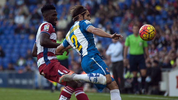 Success volvió a ser el protagonista del Granada CF pero no mató el partido. Foto: LOF