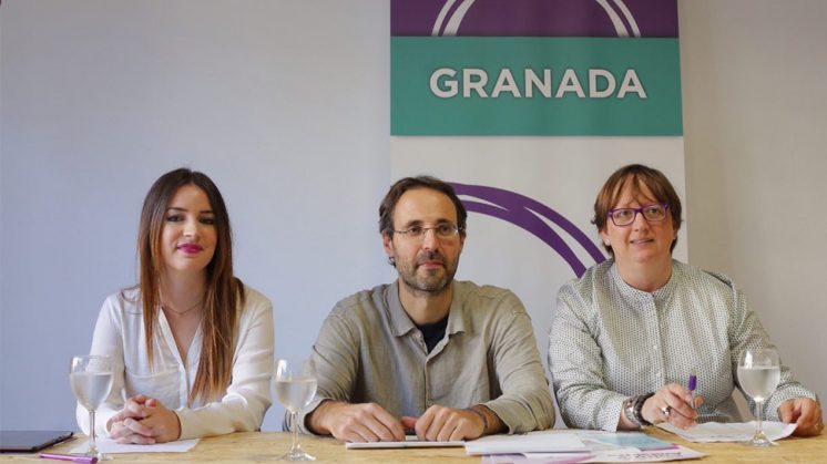 La número 1 de Podemos Granada al Congreso, Ana Terrón, en la redacción de aG. Foto: Álex Cámara