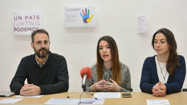 Ana Terrón lamenta que Jaén no tenga representación de Podemos en el Congreso, aunque asegura que será "la voz de Andalucía Oriental". Foto: aG