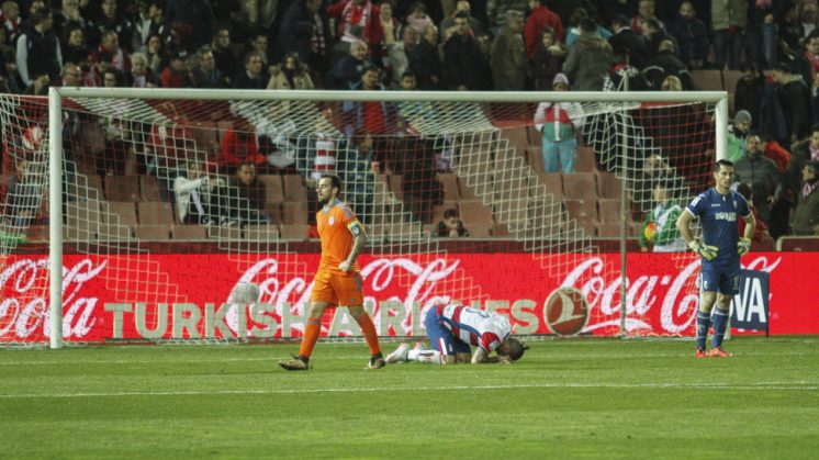 El Granada CF encajó el 0-2 en el minuto 90. Foto: Álex Cámara