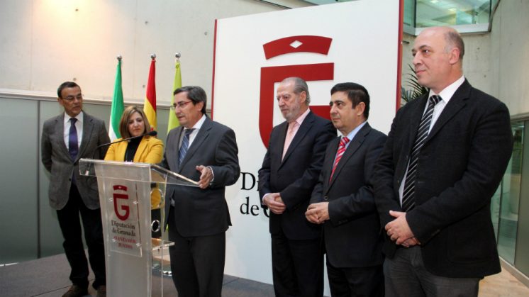 Entrena se ha reunido este lunes con los presidentes de cinco diputaciones andaluzas para compartir políticas. Foto: J. Grosso | Dipgra