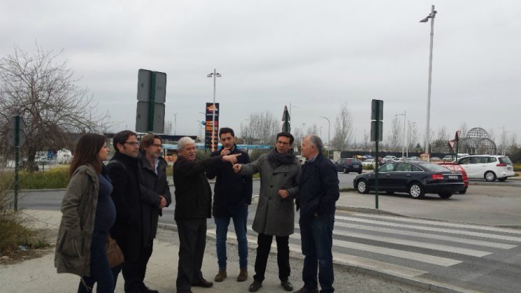 Los concejales del PSOE han visitado la zona este martes. Foto: aG