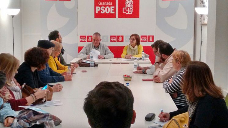 La reunión la ha promovido la agrupación local de Granada. Foto: PSOE / aG