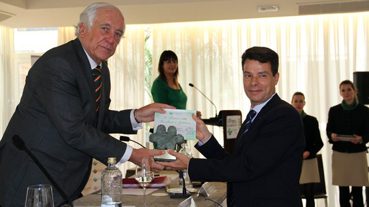 El director gerente de la compañía, Federico Sánchez, ha recogido el galardón en Madrid. Foto: Emasagra