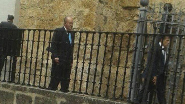 El Rey emérito, Juan Carlos I, estaba entre los invitados. Foto: aG