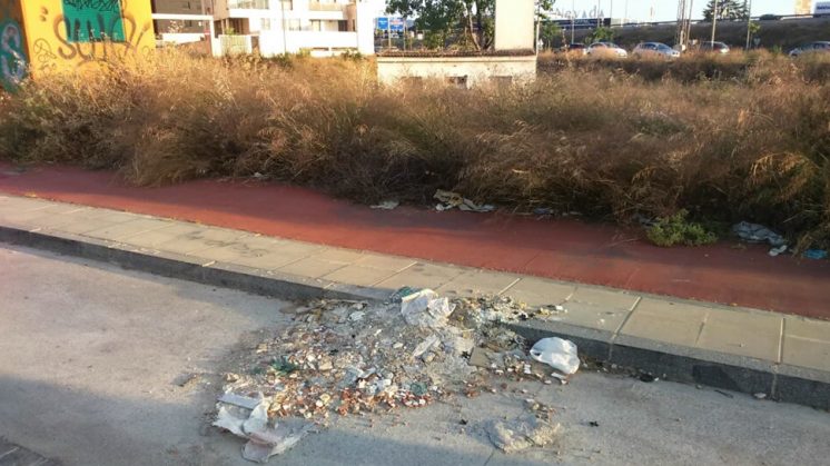El grupo municipal UPDAr exige una solución para asegurar la limpieza de las calles de Armilla. Foto: aG