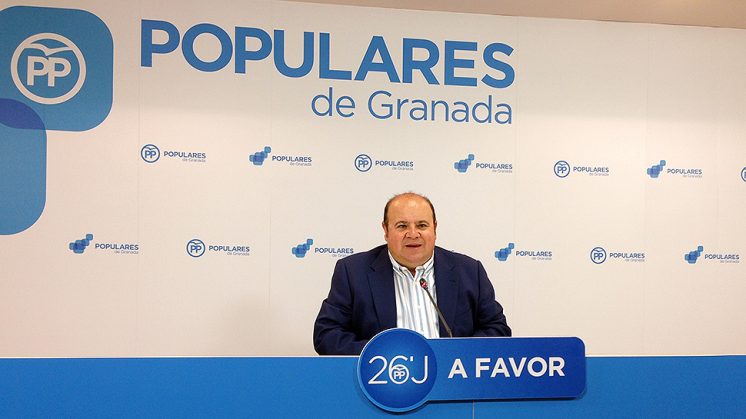 José Antonio Robles es el portavoz del grupo popular en la Diputación. Foto: PP 