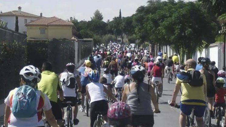 Imagen del Día de la Bicicleta de Cúllar Vega del año pasado. Foto: aG