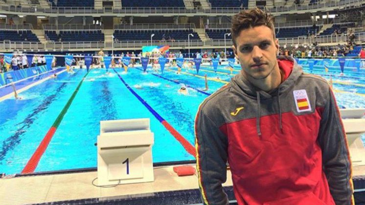 Víctor Martín se ha convertido en el primer nadador granadino que participa en unos Juegos Olímpicos. Foto: aG