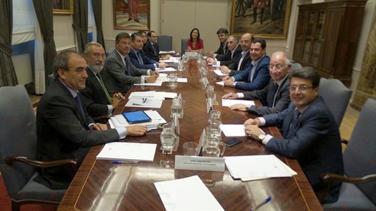 La reunión se ha celebrado este lunes en Madrid. Foto: aG
