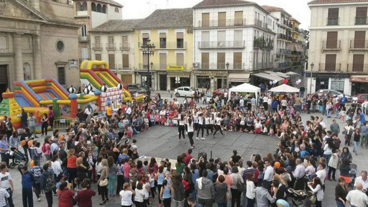 Pasada edición de la Fiesta del Otoño de Santa Fe en la Plaza de España de la localidad. Foto: aG