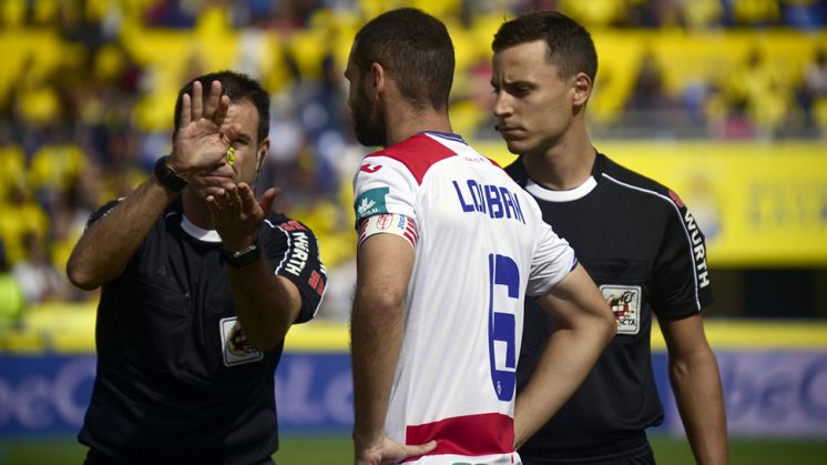 Lombán no juega desde la segunda jornada ante Las Palmas. Foto: LOF