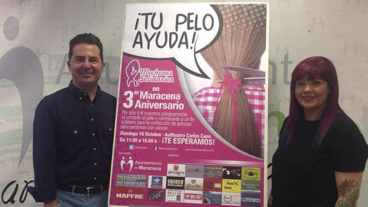 El Ayuntamiento de Maracena se ha sumado a la iniciativa ‘Mechones Solidarios’. Foto: aG