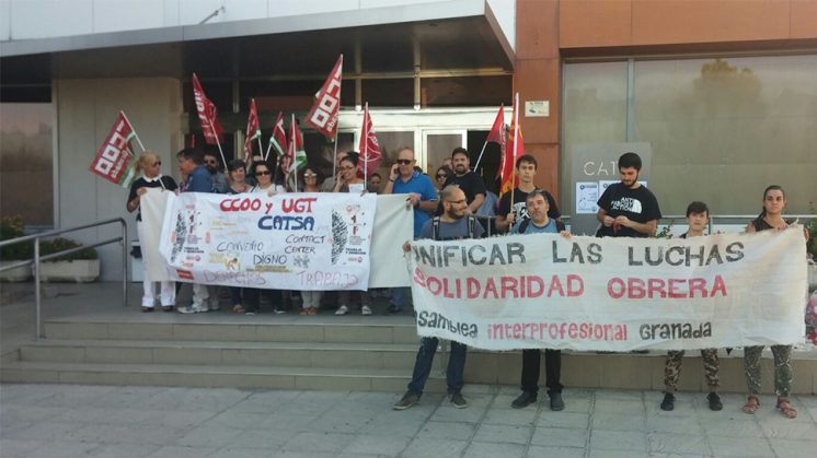 Los delegados sindicales de la empresa mantienen este jueves una huelga durante todo el día. Foto: UGT
