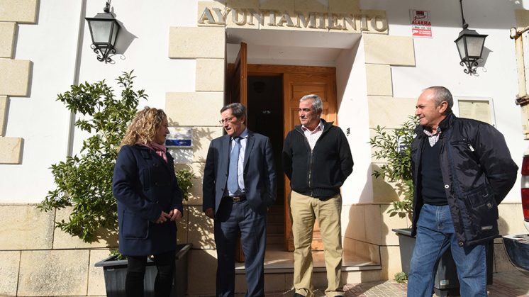 José Entrena ha visitado el municipio. Foto: Dipgra