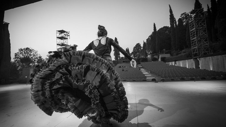 Imagen de archivo del espectáculo 'Tierra Lorca' en el Generalife. Foto: J.M.Grimaldi