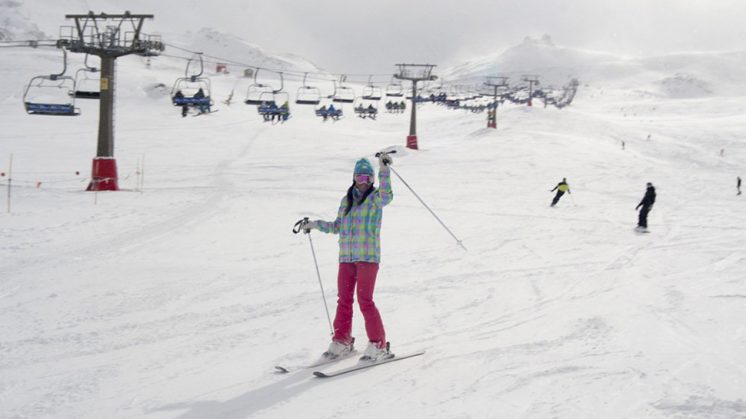 Los aficionados del esquí han podido disfrutar de una jornada de esquí por todo lo alto. Foto: Sierra Nevada